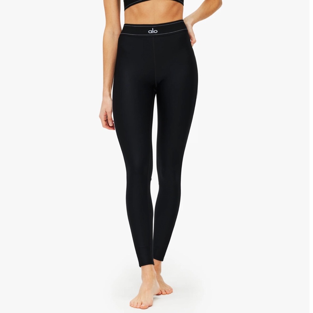 Alo Yoga Airlift High-Waist Suit Up Legging Black/White XXS